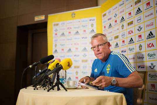 Head coach Janne Andersson of the Swedish national football