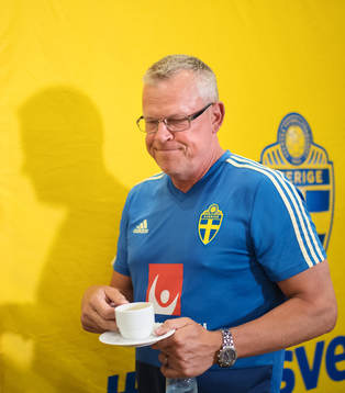 Head coach Janne Andersson of the Swedish national football