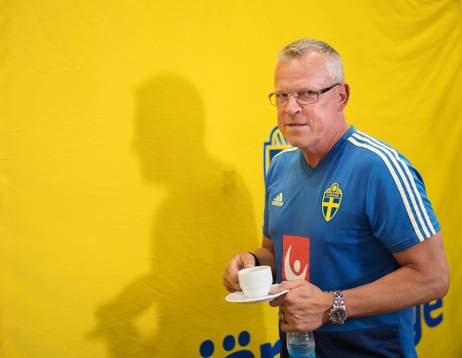 Head coach Janne Andersson of the Swedish national football