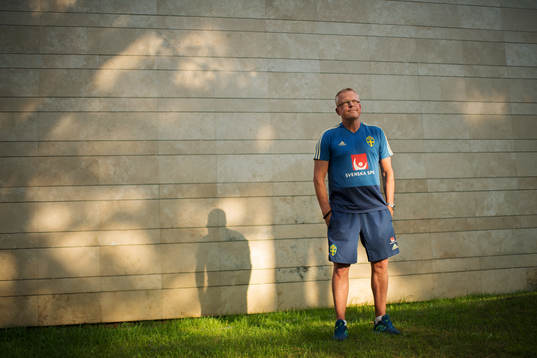 Head coach Janne Andersson of the Swedish national football