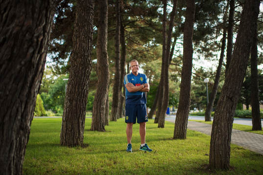 Head coach Janne Andersson of the Swedish national football