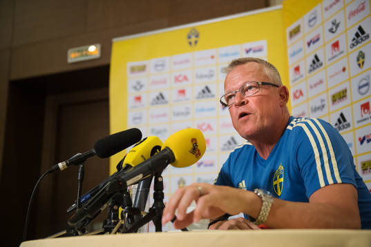 Head coach Janne Andersson of the Swedish national football