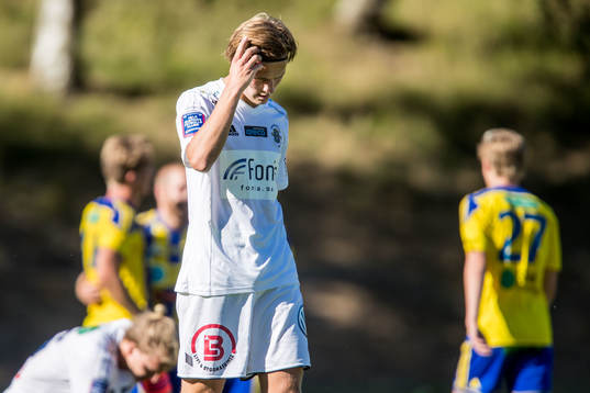 Ängelholms Emil Rydström deppar