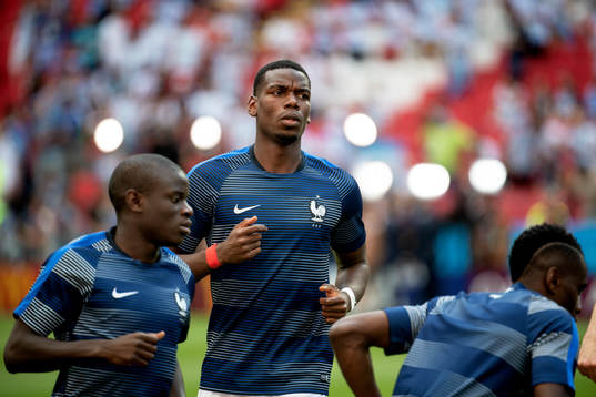 Paul Pogba of France prior the FIFA World Cup round of 16