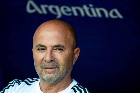 Head coach Jorge Sampaoli of Argentina