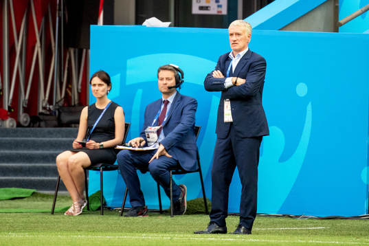 head coach Didier Deschamps of France