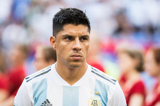 Enzo Perez of Argentina prior the FIFA World Cup round of