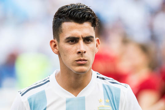 Cristian Pavon of Argentina prior the FIFA World Cup round