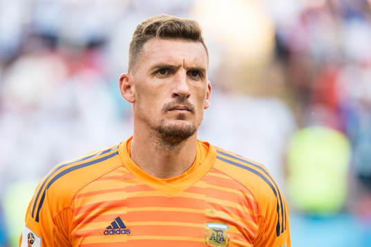 Goalkeeper Franco Armani of Argentina prior the FIFA World