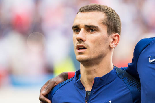 Antoine Griezmann of France prior the FIFA World Cup round