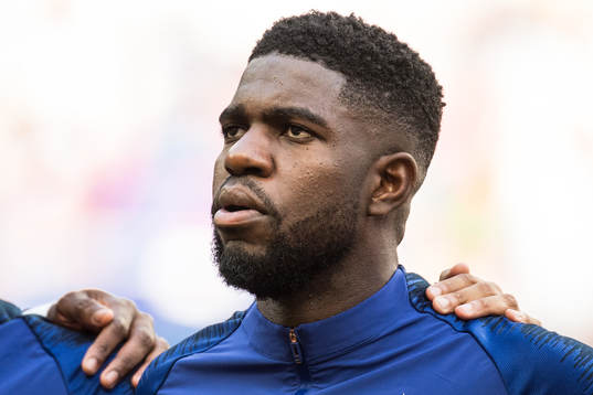 Samuel Umtiti of France prior the FIFA World Cup round of