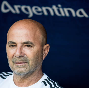 Head coach Jorge Sampaoli of Argentina prior the FIFA World