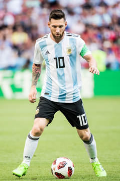Lionel Messi of Argentina