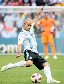 Javier Mascherano of Argentina