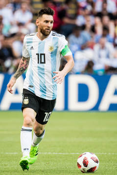 Lionel Messi of Argentina