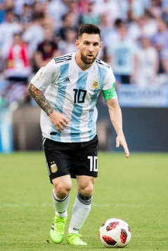 Lionel Messi of Argentina