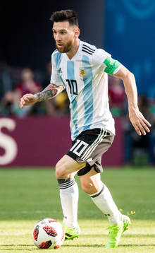 Lionel Messi of Argentina