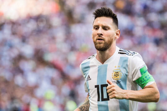 Lionel Messi of Argentina