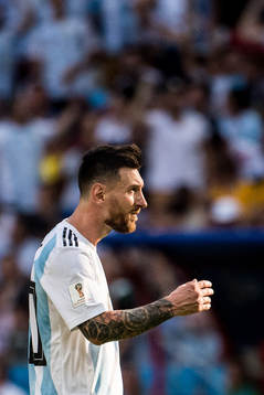 Lionel Messi of Argentina