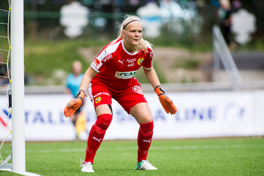 Hammarbys målvakt Emma Holmgren