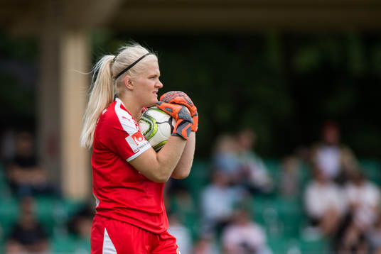 Hammarbys målvakt Emma Holmgren