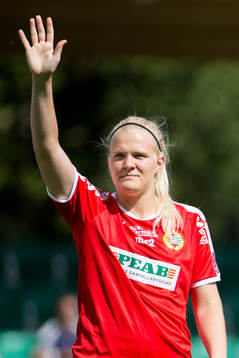 Hammarbys målvakt Emma Holmgren