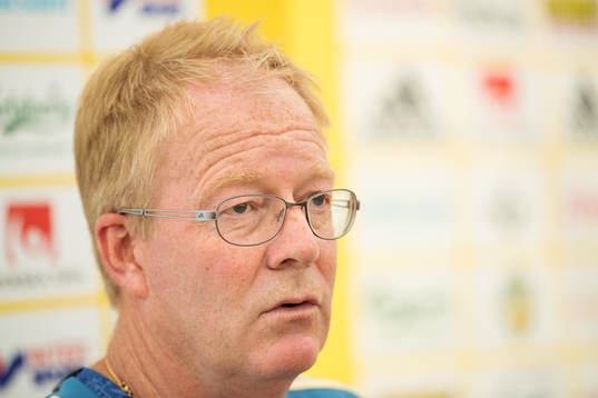 Scout Lars Jacobsson of the Swedish national football team