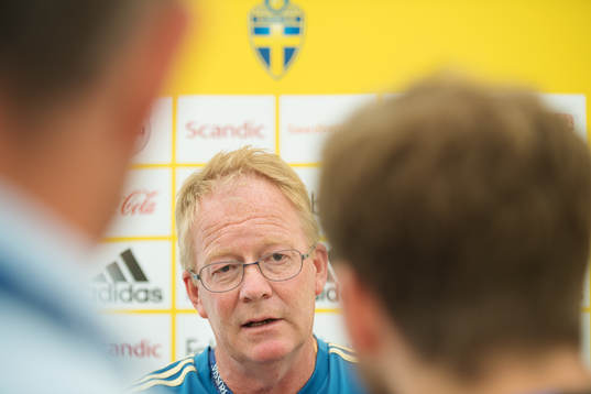Scout Lars Jacobsson of the Swedish national football team