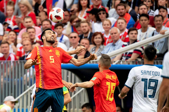 Sergio Busquets of Spain