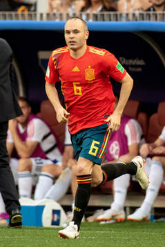 Andres Iniesta of Spain