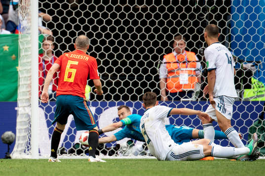 Andres Iniesta of Spain