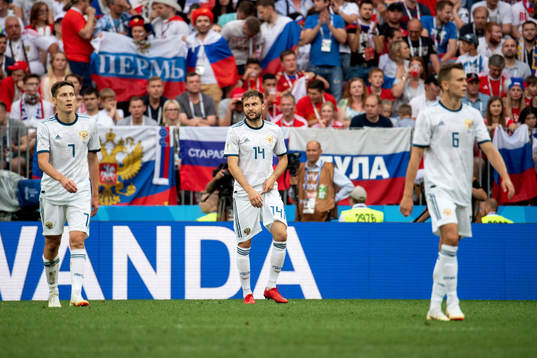 Daler Kuziaev, Vladimir Granat and Denis Cheryshev of