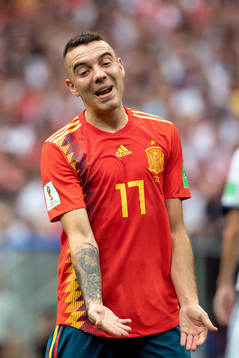 Iago Aspas of Spain