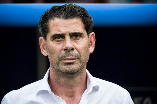 Head coach Fernando Hierro of Spain prior the FIFA World