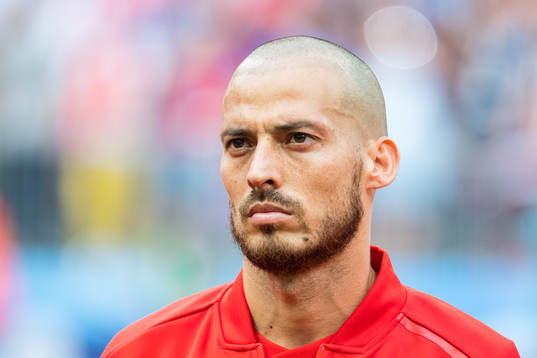 David Silva of Spain prior the FIFA World Cup round of 16