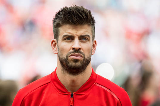 Gerard Pique of Spain prior the FIFA World Cup round of 16