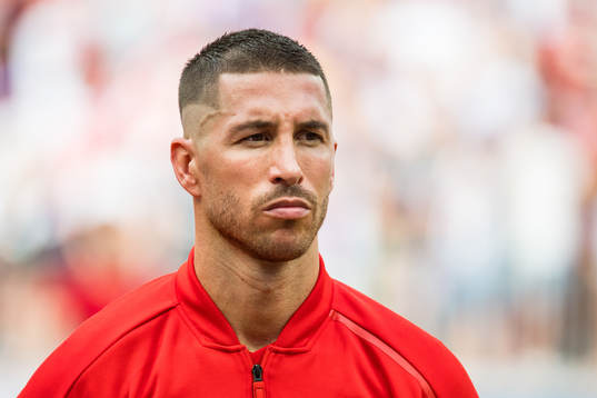 Sergio Ramos of Spain prior the FIFA World Cup round of 16