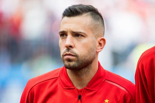 Jordi Alba of Spain prior the FIFA World Cup round of 16