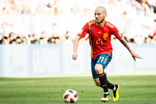 David Silva of Spain