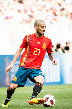 David Silva of Spain