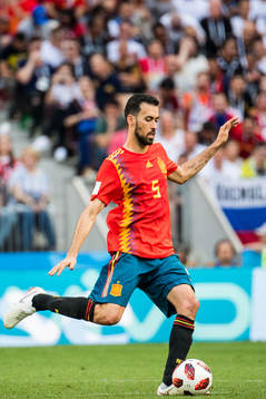 Sergio Busquets of Spain