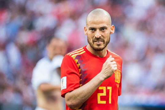David Silva of Spain