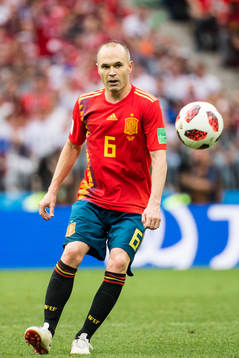 Andres Iniesta of Spain