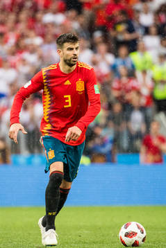 Gerard Pique of Spain