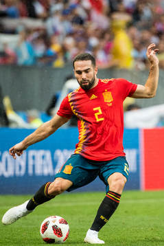 Dani Carvajal of Spain