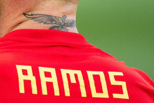 Sergio Ramos of Spain