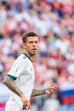 Fedor Smolov of Russia