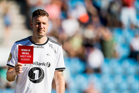 Nicklas Bendtner of Rosenborg