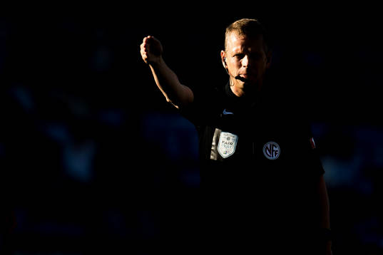 Referee Trygve Kjensli