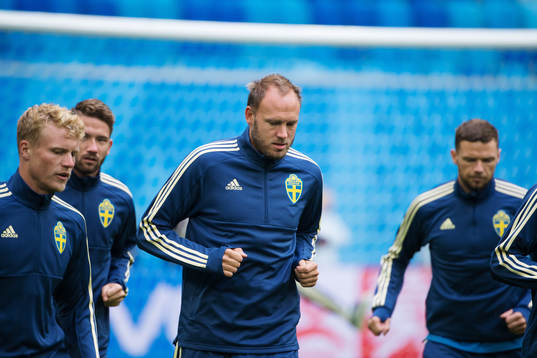 Andreas Granqvist of the Swedish national football team at